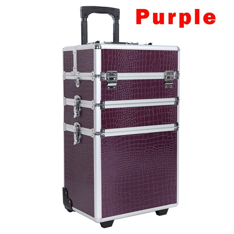 4 in 1 rolling makeup case